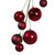 Vickerman N250363 - 10 ft Crimson Red Mt Sh Pearl Ball Christmas Garland - Unlit