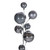 Vickerman N250387 - 10 ft Pewter Matte Shiny Pearl Ball Christmas Garland - Unlit 