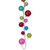 Vickerman N250394 - 10 ft Multicolor Mt Sh Pearl Ball Garld Christmas Garland - Unlit 