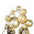 Vickerman N250743 - 6 ft Oat Matte Shiny Pearl Ball Christmas Garland - Unlit
