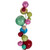 Vickerman N250794 - 6 ft Multicolor Pearl Ball Branch Gar Christmas Garland - Unlit