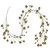 Vickerman N251138 - 6 ft Champagne Shiny Ball Branch Christmas Garland - Unlit