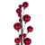 Vickerman N252103 - 6 ft Red Candy Ball Branch Christmas Garland - Unlit