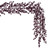 Vickerman P240372 - 6 ft Burgundy Crab Apple Berry Christmas Garland - Unlit 