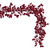 Vickerman P240772 - 6 ft Red Deluxe Mixed Berry Christmas Garland - Unlit 