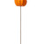 Vickerman EF240107 - 3.7 in. Orange Pumpkin Stick UV Artificial Spray - 5 Pack