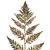 Vickerman EH250267 - 22 in. Gold Mardi Gras Glitter Fern Artificial Spray - 6 Pack