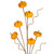 Vickerman FPQ236583 - 32 in. Light Orange Pumpkin Artificial Spray - 2 Pack 