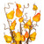 Vickerman FPQ236760 - 32 in. Yellow Pear Artificial Spray - 3 Pack