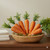Vickerman FPQ243506 - 7 in. Orange Jute Carrots Artificial Spray - 6 Pack
