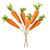 Vickerman FPQA230116 - 16 in. Orange Jute Carrot Artificial Spray - 2 Pack 