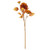 Vickerman FR235076 - 26 in. Dark Brown Chrysanthemum Artificial Spray - 3 Pack