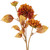 Vickerman FR235076 - 26 in. Dark Brown Chrysanthemum Artificial Spray - 3 Pack 