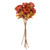 Vickerman FR235876 - 21 in. Dark Brown Peony Stem Artificial Spray - 6 Pack