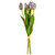 Vickerman FXT238766 - 16 in. Blue Violet Tulip Bundle Artificial Spray - 2 Pack