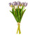 Vickerman FXT238766 - 16 in. Blue Violet Tulip Bundle Artificial Spray - 2 Pack