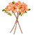 Vickerman FXT240143 - 16.5 in. Coffee Real Touch Peony Artificial Spray - 3 Pack