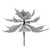 Vickerman L250307UV - 12 in. Silver Glitter Poinsettia UV Artificial Spray - 2 Pack