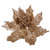 Vickerman L250538UV - 18 in. Champagne Glitter Poinsettia Stem UV Artificial Spray