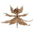 Vickerman L250538UV - 18 in. Champagne Glitter Poinsettia Stem UV Artificial Spray