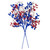 Vickerman P251155UV - 28 in. Red/White/Blue Berry UV Artificial Spray - 2 Pack 