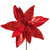Vickerman RG230103 - 21.5 in. Red Poinsettia Flower Artificial Spray - 6 Pack 