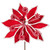 Vickerman RG231903 - 21.5 in. Red Candy Cane Poinsettia Artificial Spray - 4 Pack
