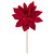 Vickerman RG233103 - 21.5 in. Red Poinsettia Flower Artificial Spray - 2 Pack 