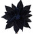 Vickerman RG233131 - 21.5 in. Midnight Blue Poinsettia Flower Artificial Spray - 2 Pack 
