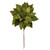 Vickerman RG237704 - 27.5 in. Green Poinsettia Flower Artificial Spray - 2 Pack 