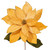 Vickerman RG237708 - 27.5 in. Gold Poinsettia Flower Artificial Spray - 2 Pack