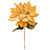 Vickerman RG237708 - 27.5 in. Gold Poinsettia Flower Artificial Spray - 2 Pack