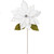 Vickerman RG237711 - 27.5 in. Milk White Poinsettia Flower Artificial Spray - 2 Pack