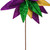 Vickerman RG250567 - 20 in. Green/Purple/Gold Mardi Gras Sequin Flower Artificial Spray - 3 Pack