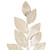Vickerman RG252711 - 32 in. White Faux Pearl Leaf Artificial Spray - 2 Pack