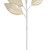 Vickerman RG252711 - 32 in. White Faux Pearl Leaf Artificial Spray - 2 Pack