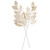 Vickerman RG252711 - 32 in. White Faux Pearl Leaf Artificial Spray - 2 Pack
