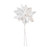 Vickerman RG253101 - 17 in. Ivory Pearl Poinsettia Flower Artificial Spray - 2 Pack