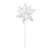 Vickerman RG253101 - 17 in. Ivory Pearl Poinsettia Flower Artificial Spray - 2 Pack 