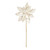 Vickerman RG253111 - 17 in. White Pearl Poinsettia Flower Artificial Spray - 2 Pack