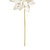 Vickerman RG253111 - 17 in. White Pearl Poinsettia Flower Artificial Spray - 2 Pack