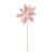 Vickerman RG253179 - 17 in. Pink Pearl Poinsettia Flower Artificial Spray - 2 Pack