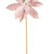 Vickerman RG253179 - 17 in. Pink Pearl Poinsettia Flower Artificial Spray - 2 Pack