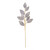Vickerman RG253307 - 32 in. Silver Velvet Pearl Leaf Artificial Spray - 2 Pack