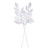 Vickerman RG253311 - 32 in. White Velvet Pearl Leaf Artificial Spray - 2 Pack
