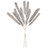 Vickerman RPQ250707 - 31 in. Silver Tinsel Brush Artificial Spray - 3 Pack