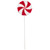 Vickerman RPQ252703 - 26 in. Red/White Velvet Lollipop Artificial Spray - 2 Pack
