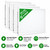 2x2 Square LED Flat Panel Light 4-Pack - Wattage and 5CCT Selectable - 4 Pack