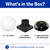 12-Inch White Globe Pier Mount Light - Black Aluminum Base - E26 Medium