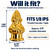 Polished Gold Plastic Finial Light Fixture Replacement 